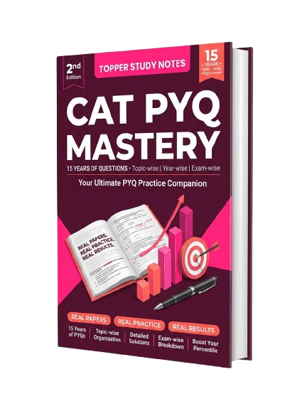 CAT PYQ Mastery Book Cover